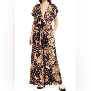 Free People Floral In The Mood For Love Jumpsuit